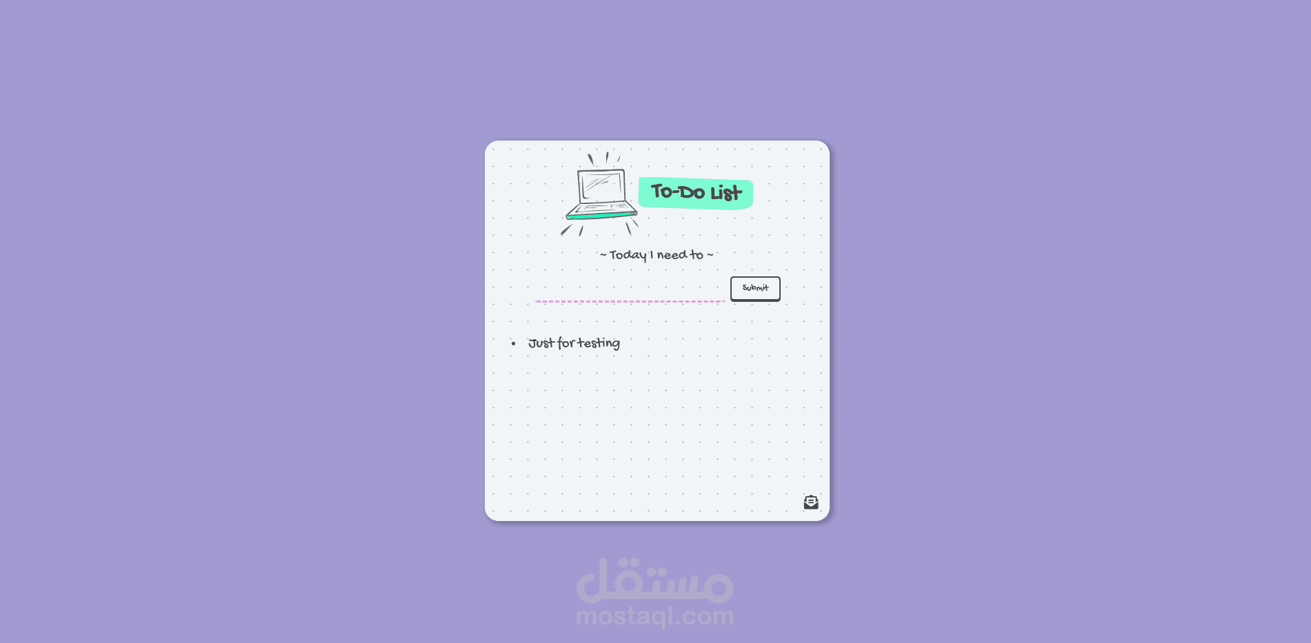 To-do list