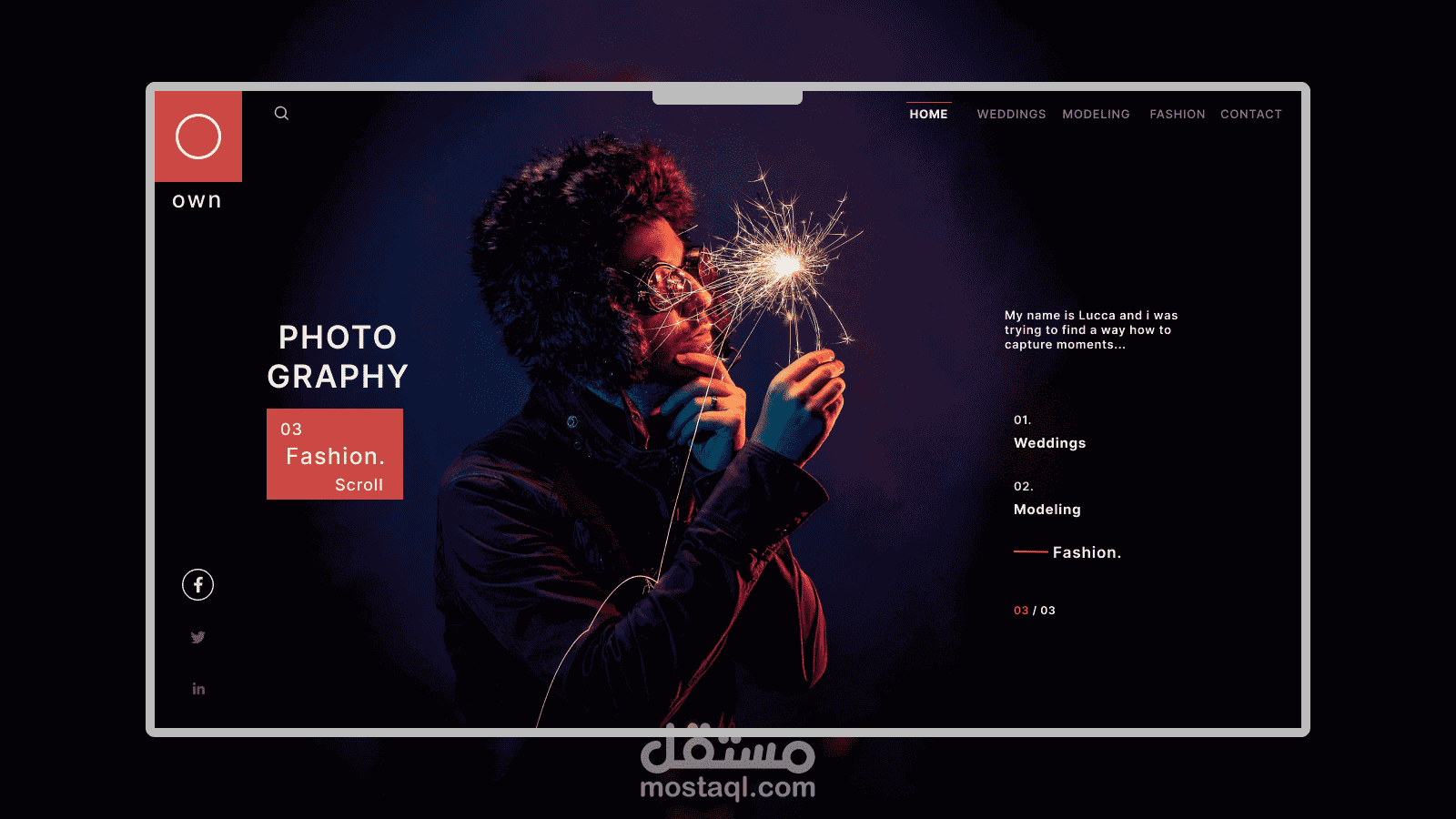 Photographer Portfolio website