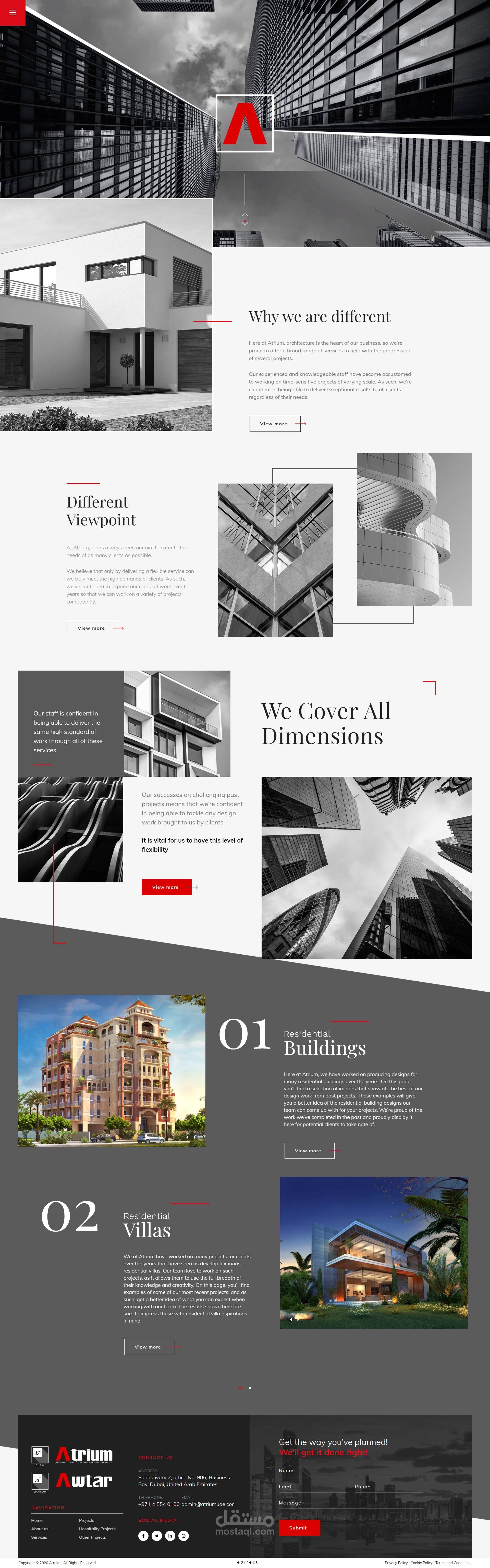 موقع استشاري هندسي للعقارات و البناء