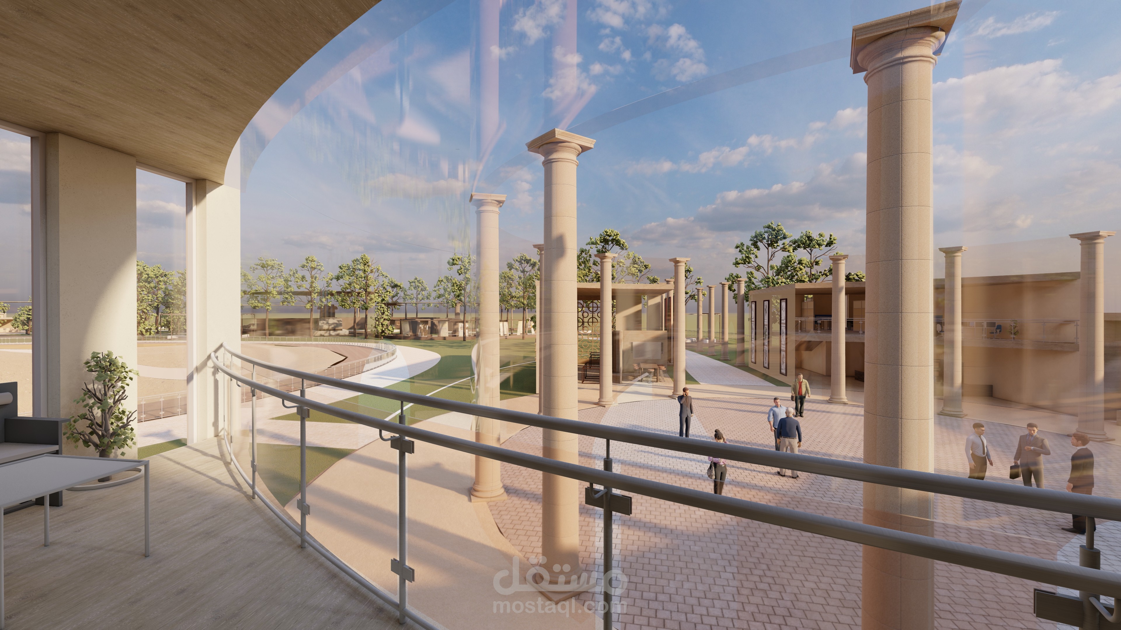 IMATA_Visitor center and introductory complex to the archaeological site (Hama Citadel)