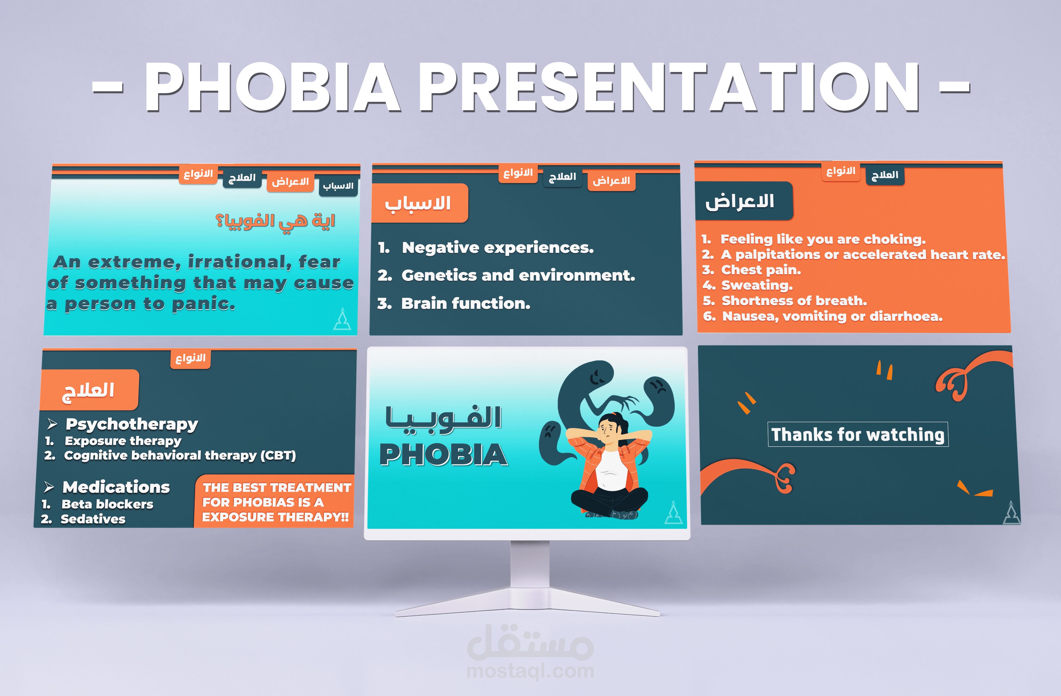 PowerPoint presentation about phobia