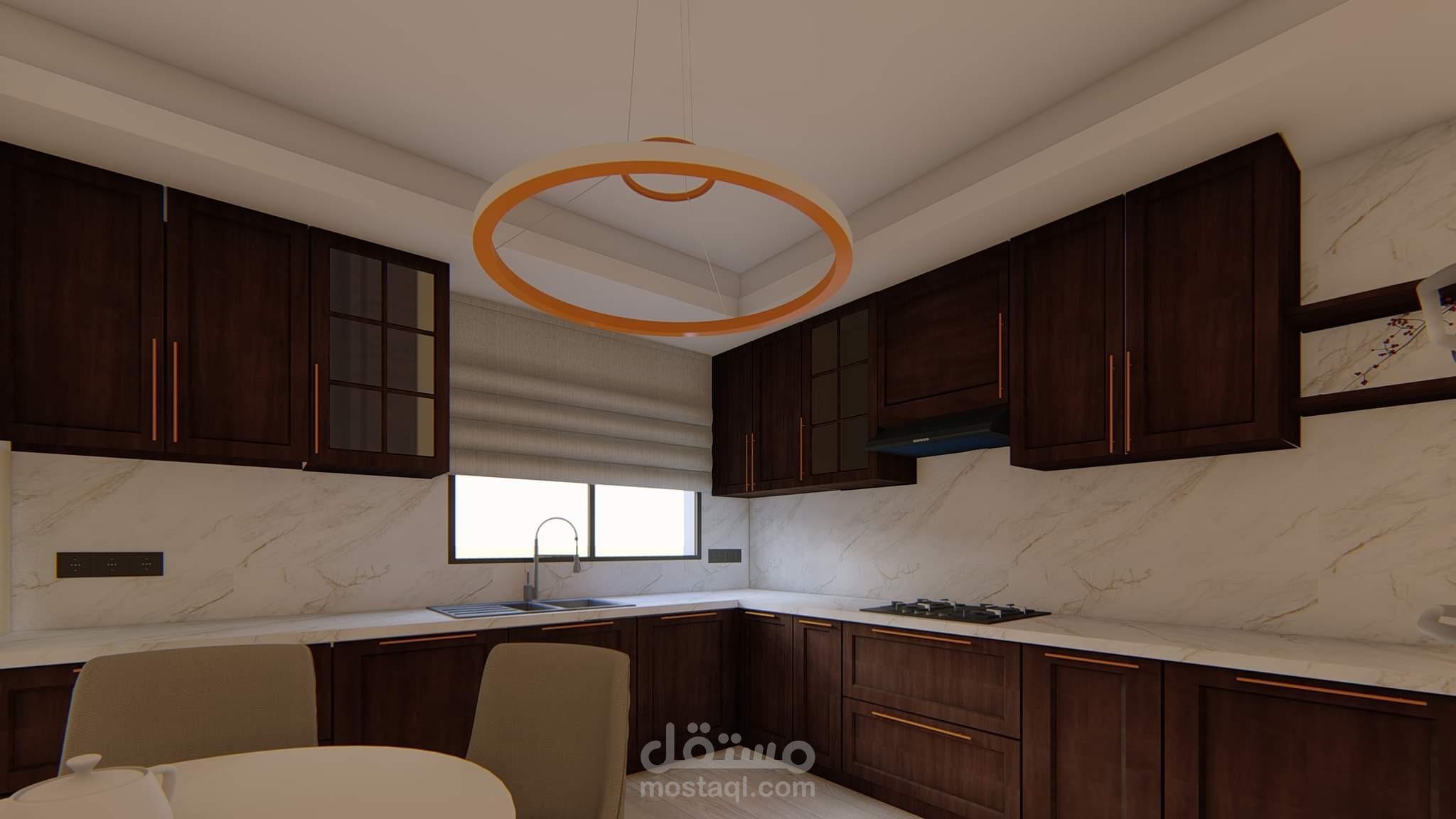 تصميم خارجي وتصميم مطابخ