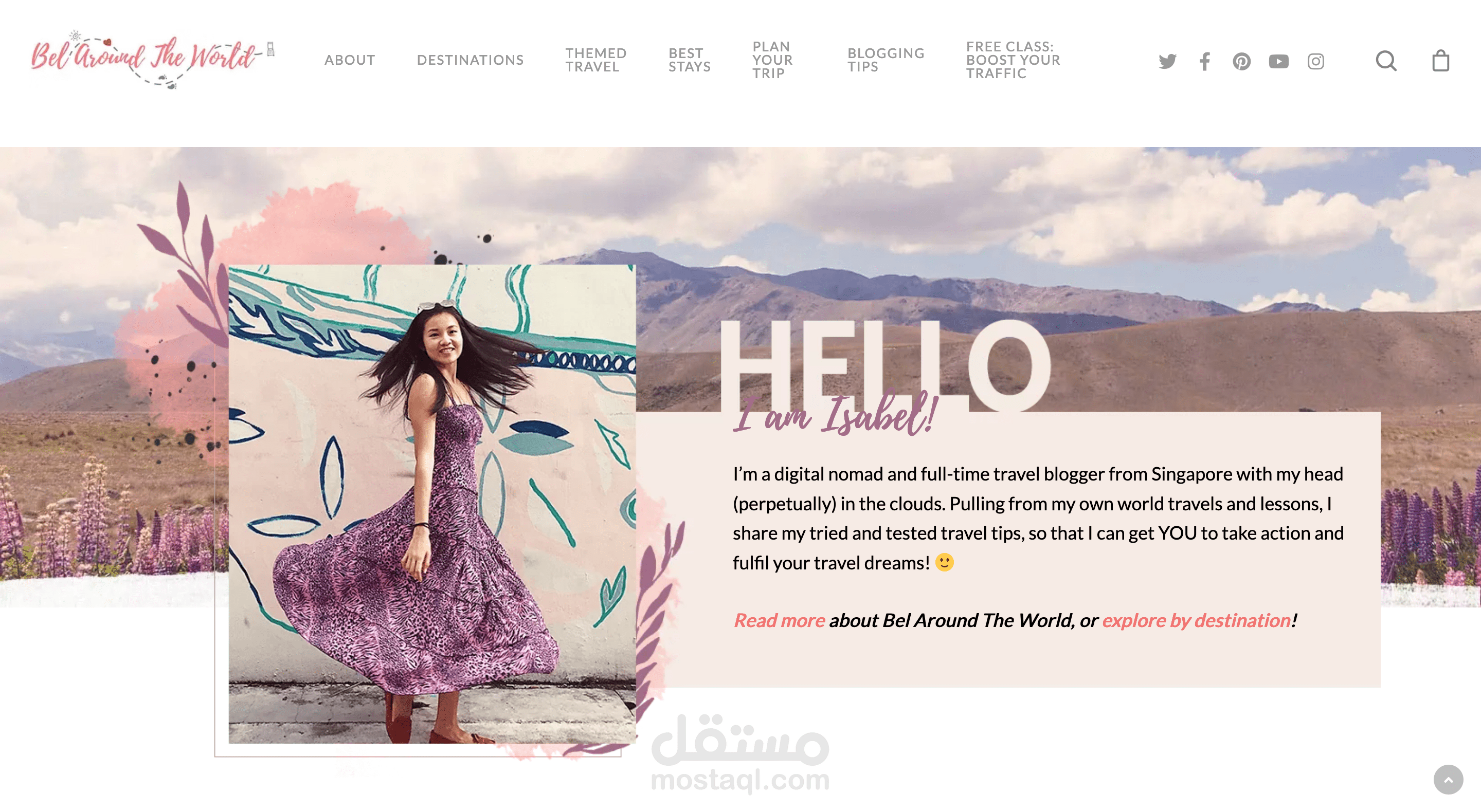 موقع شخصي للرحالة و مستقلة