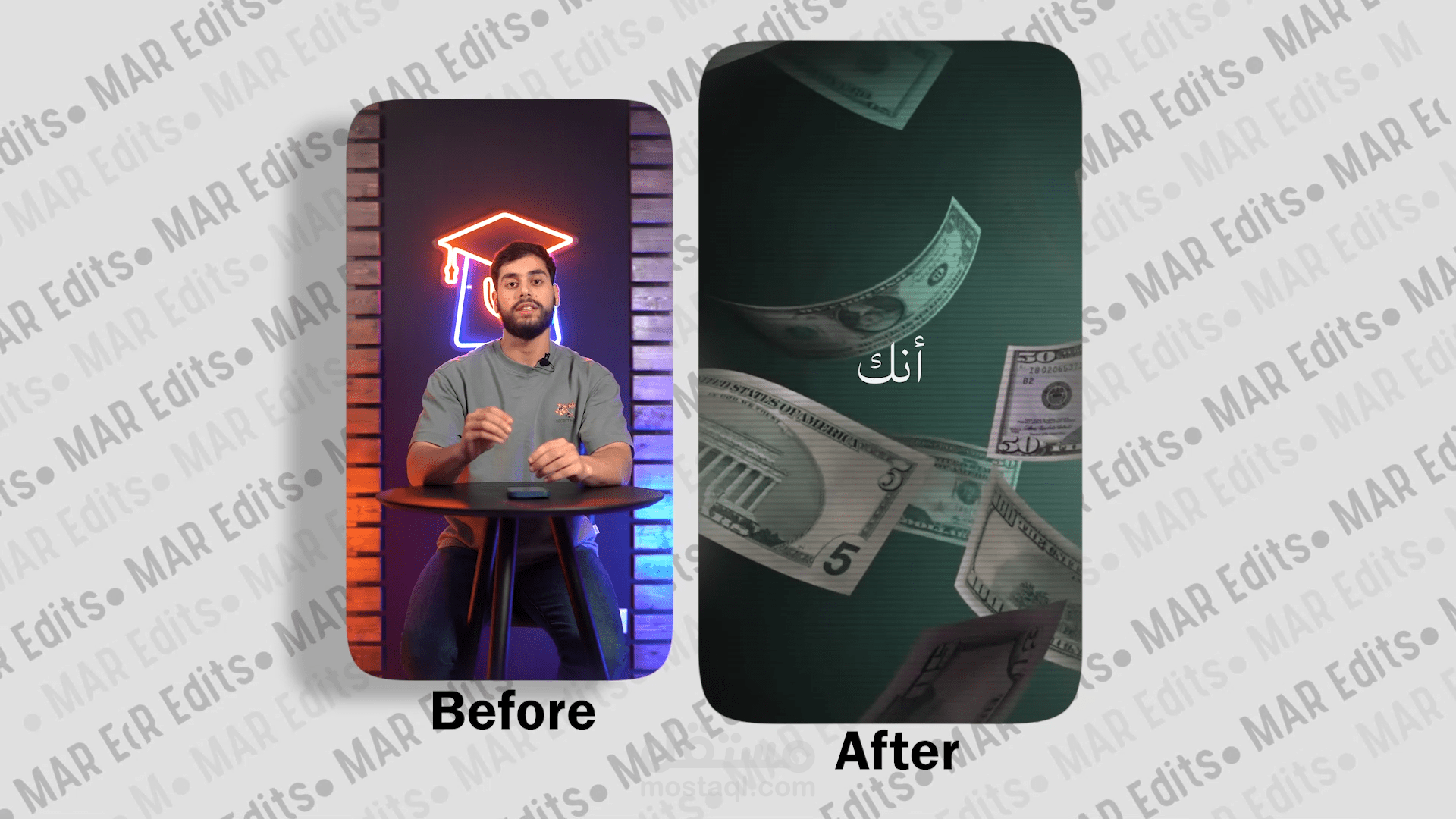 مونتاج ريلز إحترافي مع المؤثرات المرئية VFX والصوتية SFX