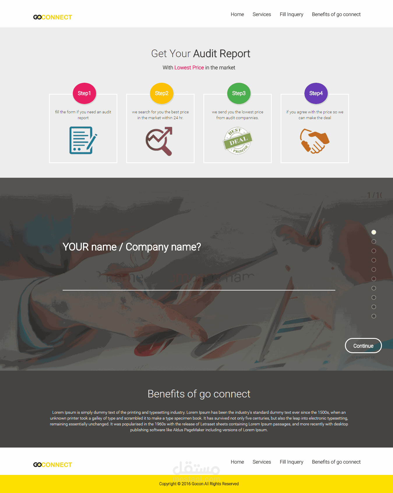 موقع شركة gocon