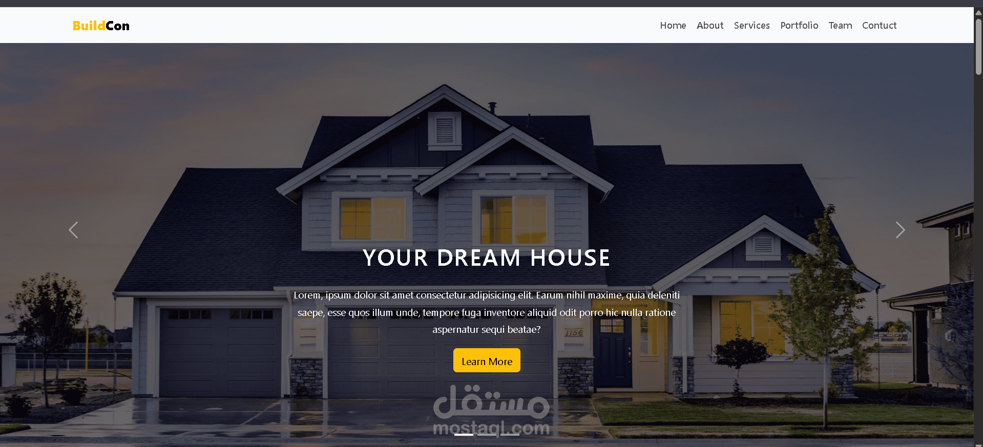 تصميم portfolio شركات