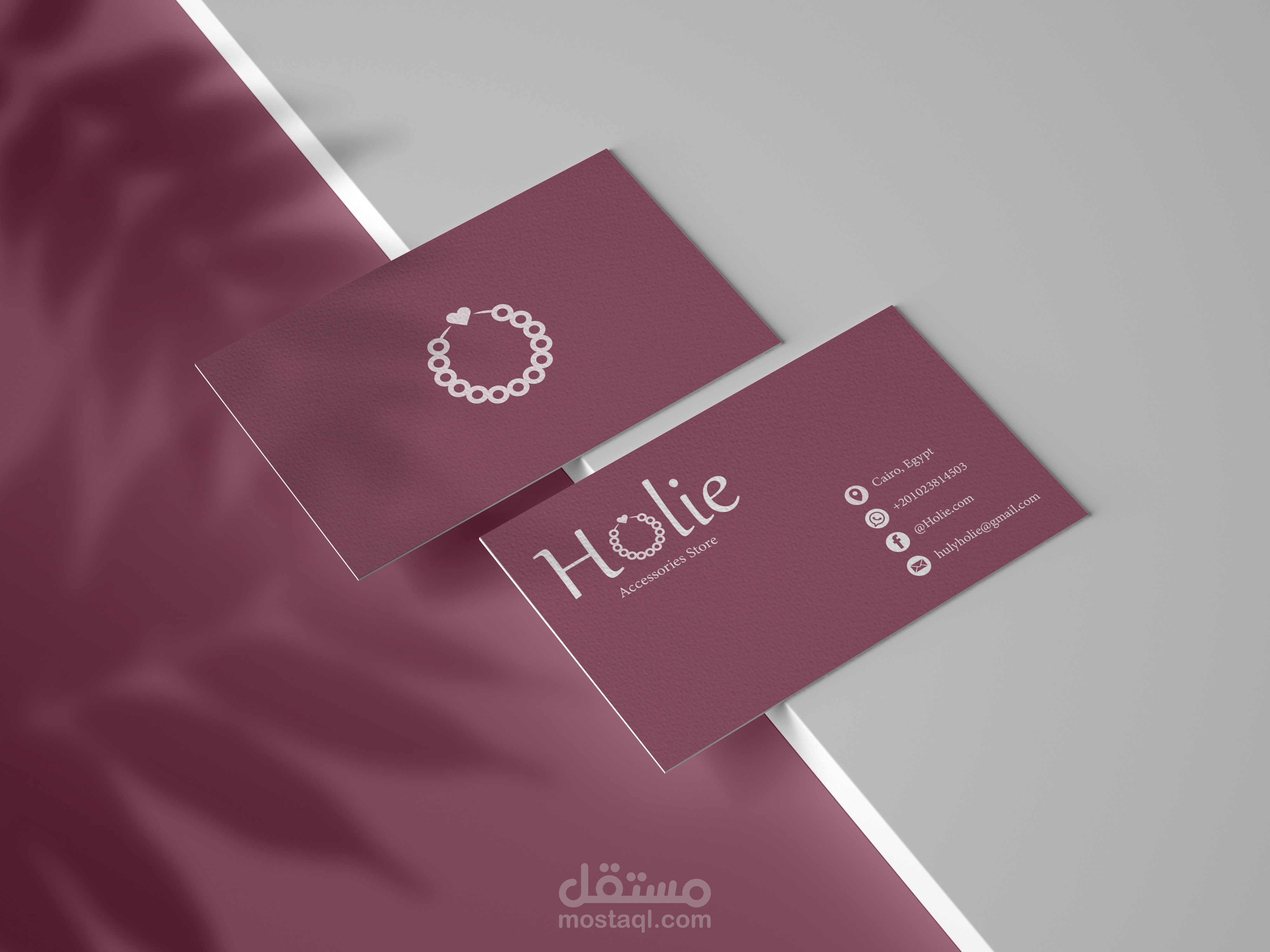 تصميم هوية بصرية لمتجر اكسسوارات "حُلِيّ"