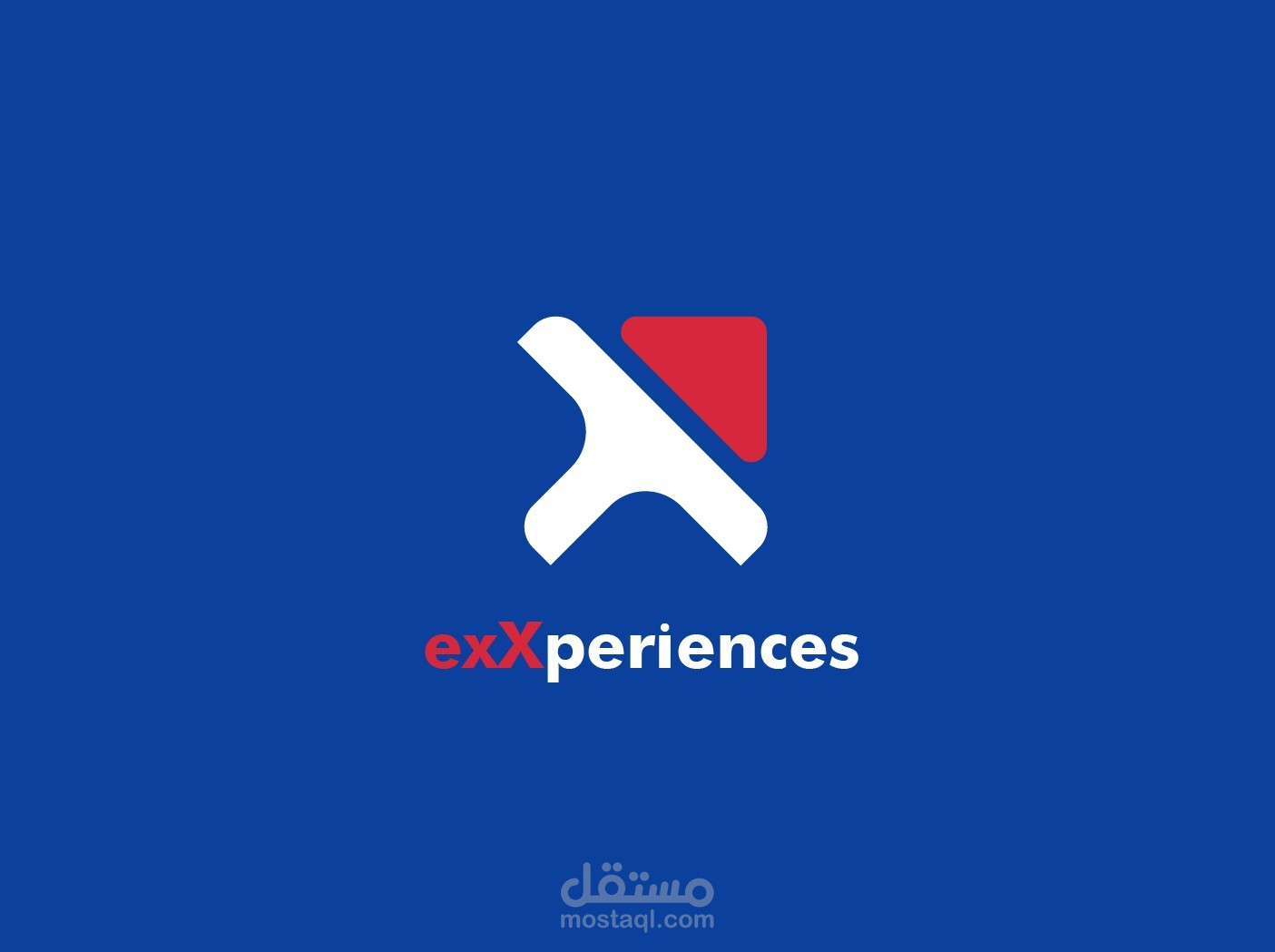 تصميم شعار براند رياضة Exxperiences