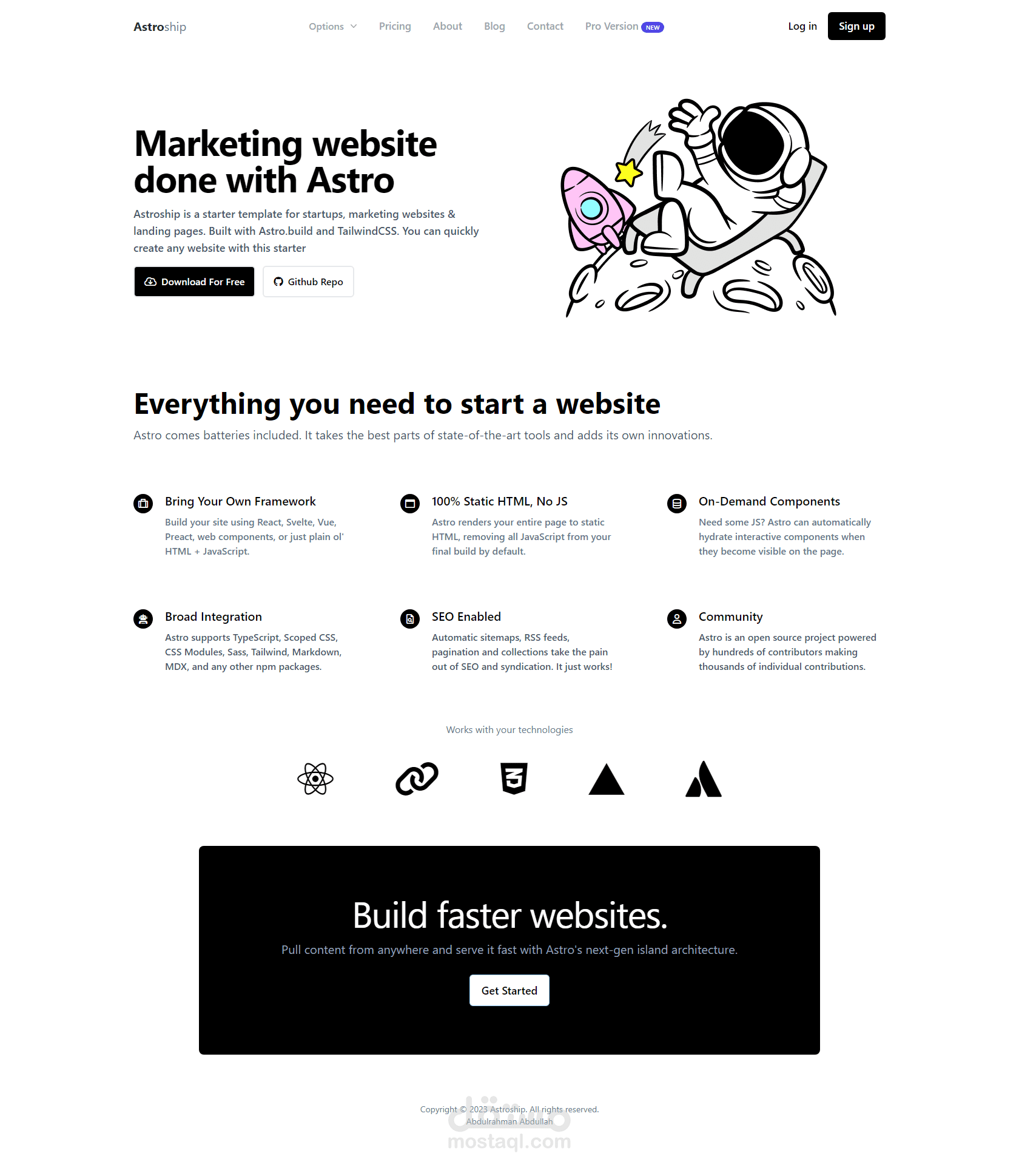 React & Tailwind full responsive Blog Project