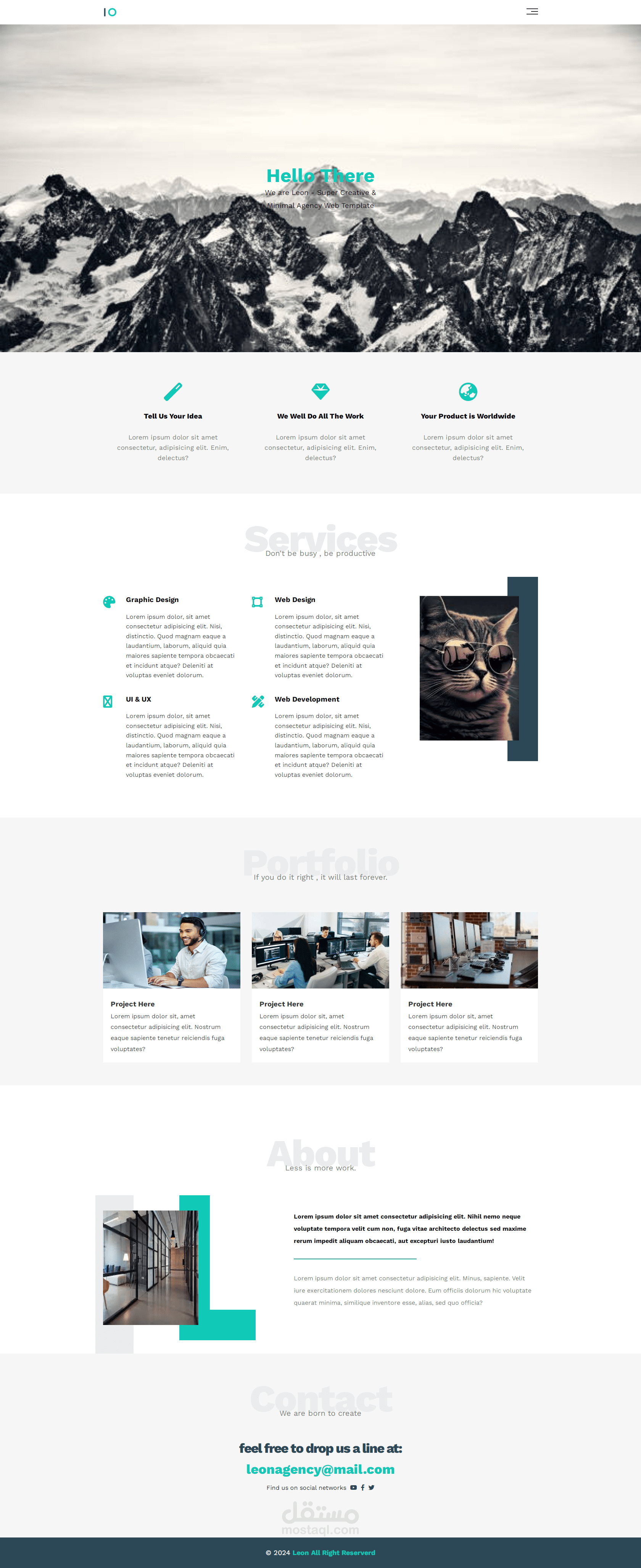 Html5 & CSS Full Responsive Landing Page