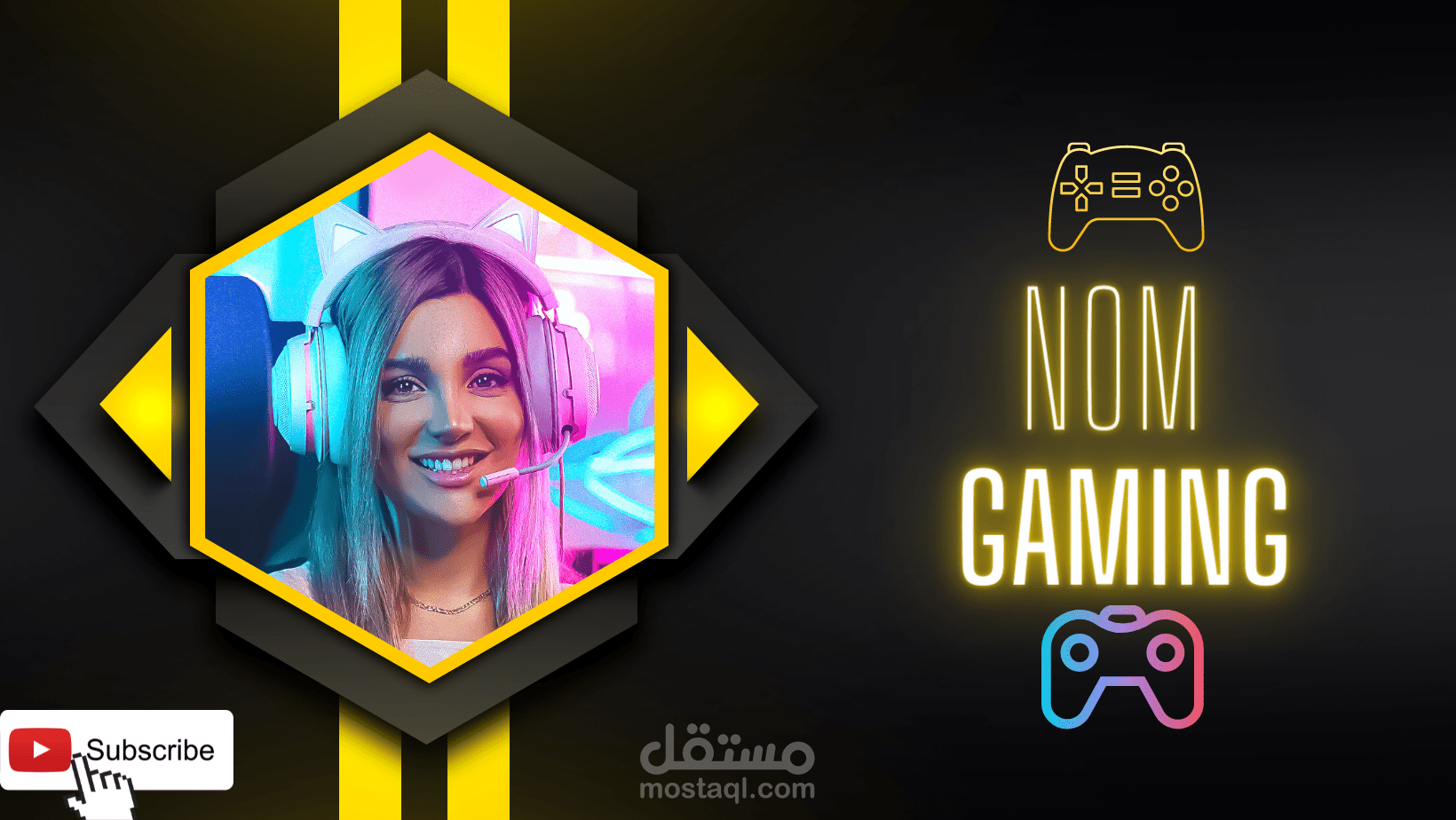 تصميم بنرات اليوتيوب و الفيسبوك