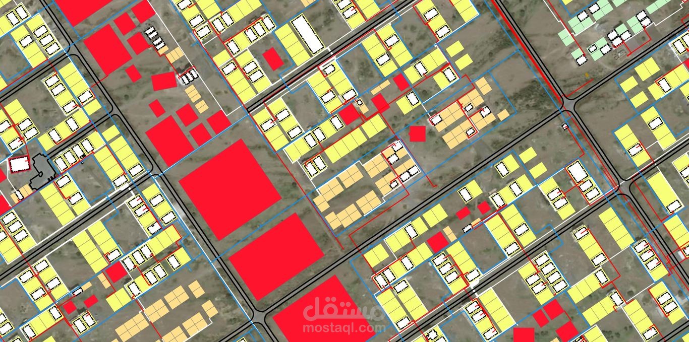 انتاج الخرائط الرقمية باستخدام برنامج ArcGIS
