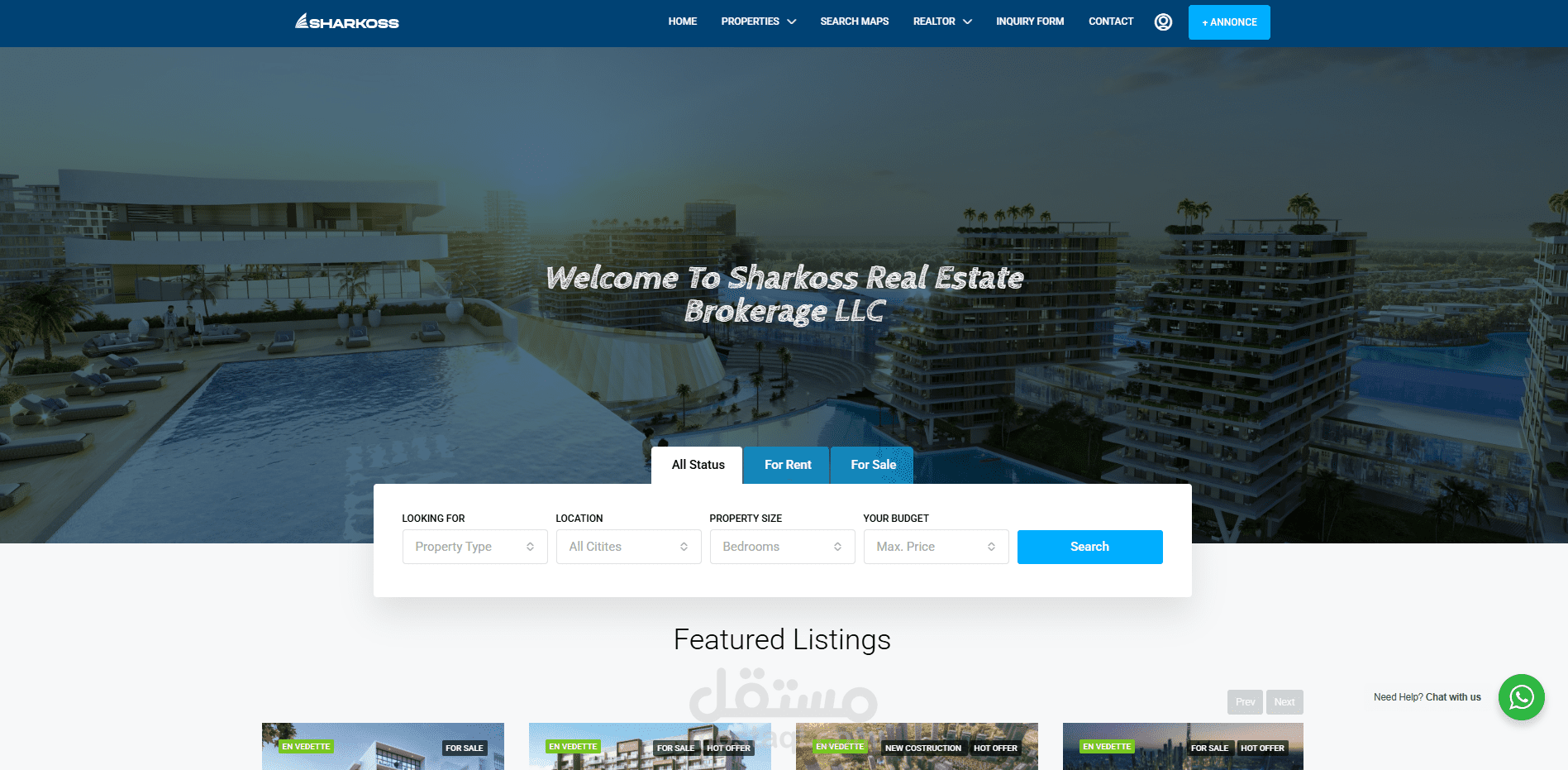 موقع عقارات دبي