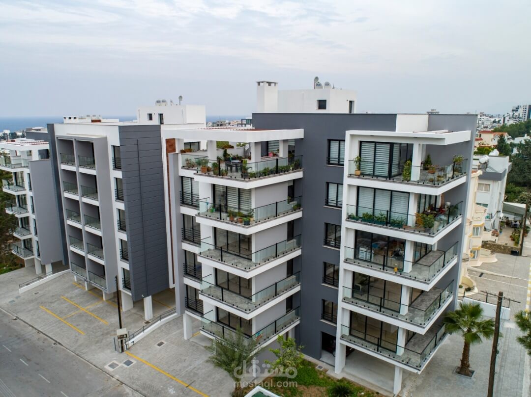 تجهيز مبنى سكني مكون من 5 طوابق