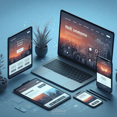 موقع ويب لشركة متجاوب مع جميع الاجهزة