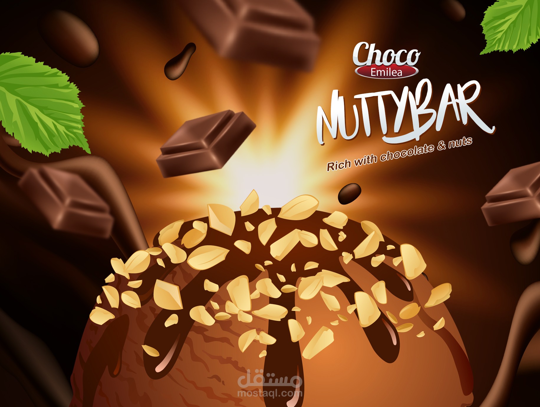 منتج Choco Emilea مثلجات بطعم الشيكولاتة