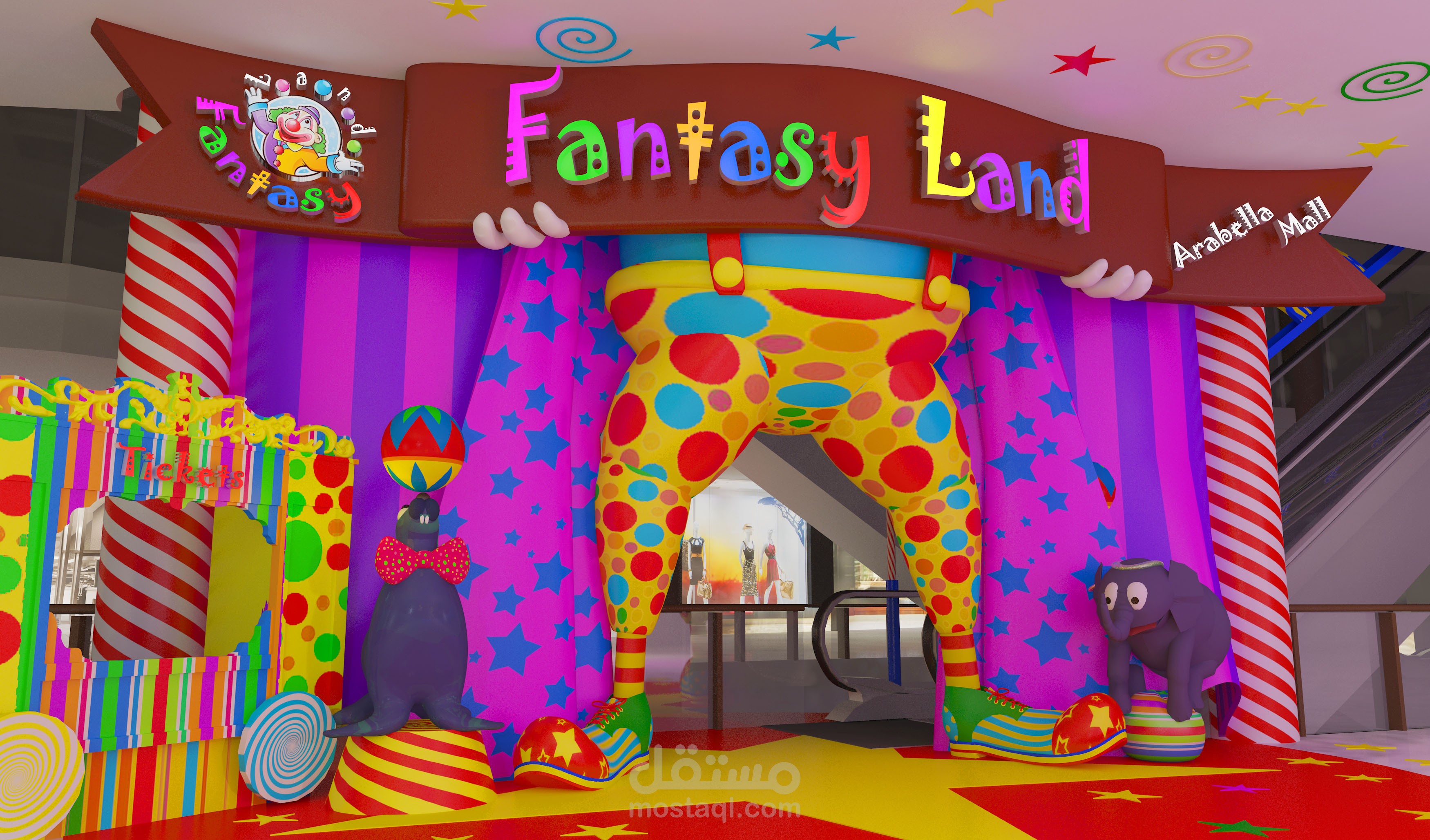 تصميم مراكز ترفيهيه