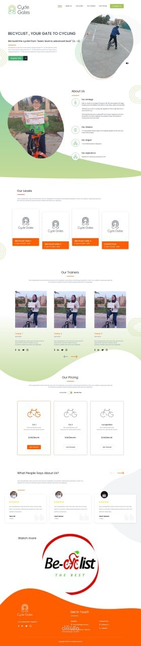 UI UX For CG Egyptian Website