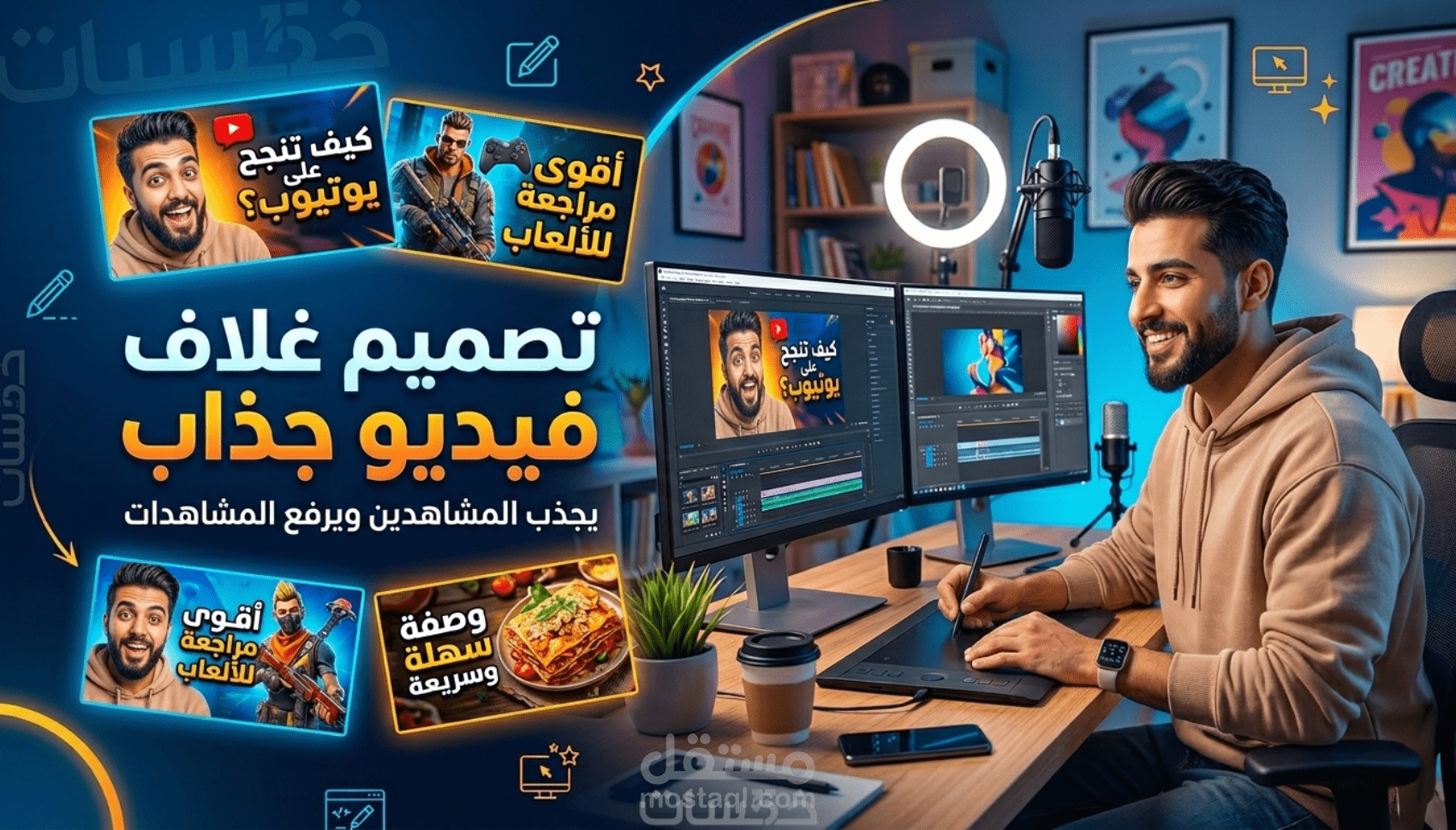 تصميم Thumbnails احترافي