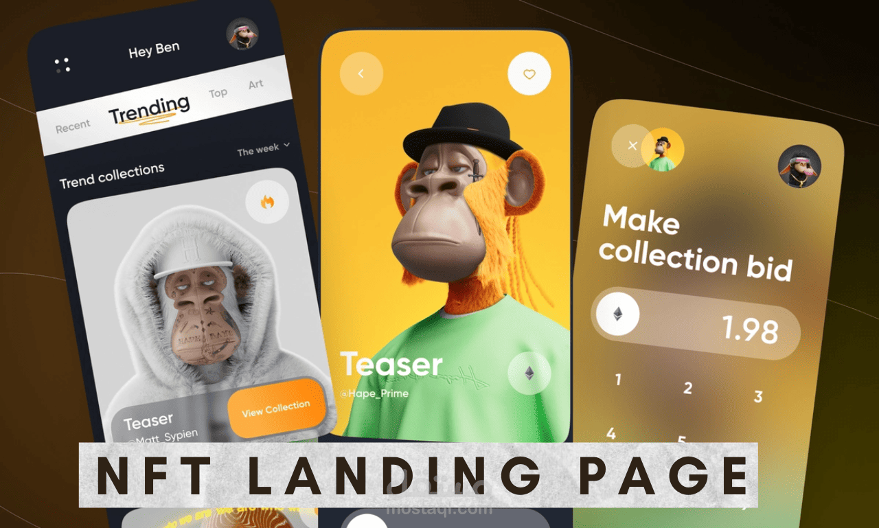 NFT Landing Page | مستقل