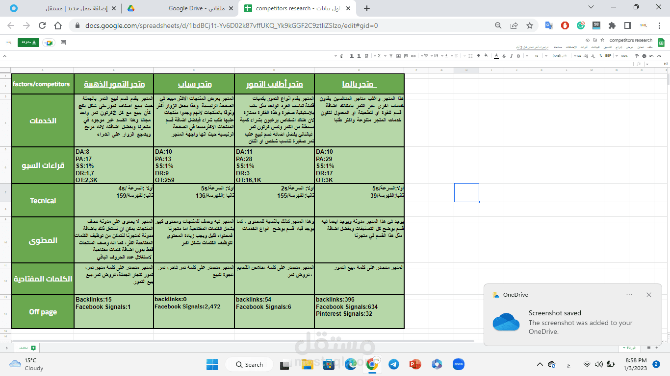 بحث منافسين