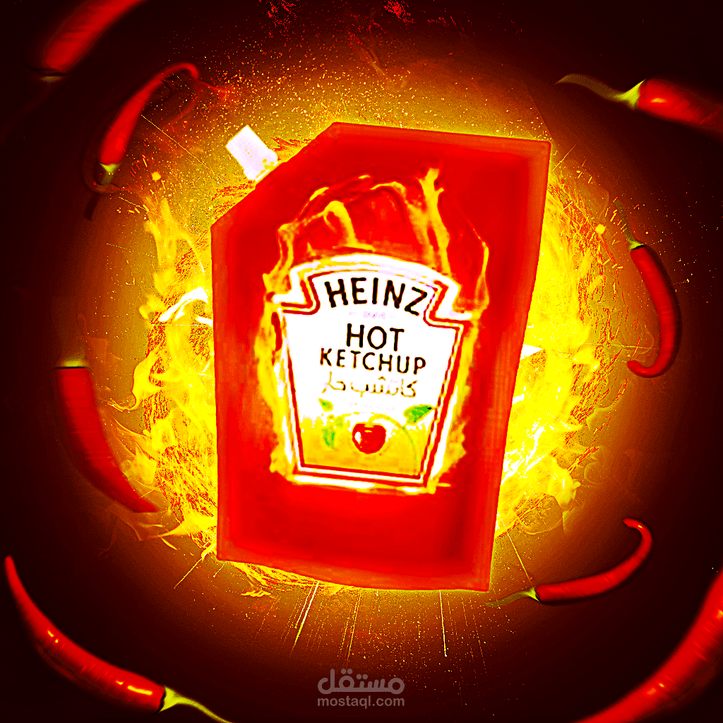Advertisement design for Heinz Ketchup Distributor