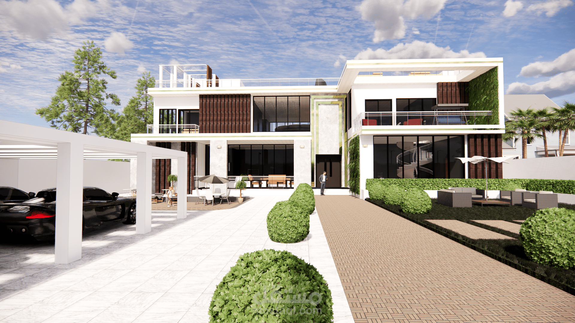 تصنيم فيلا سكنيه في السعوديه