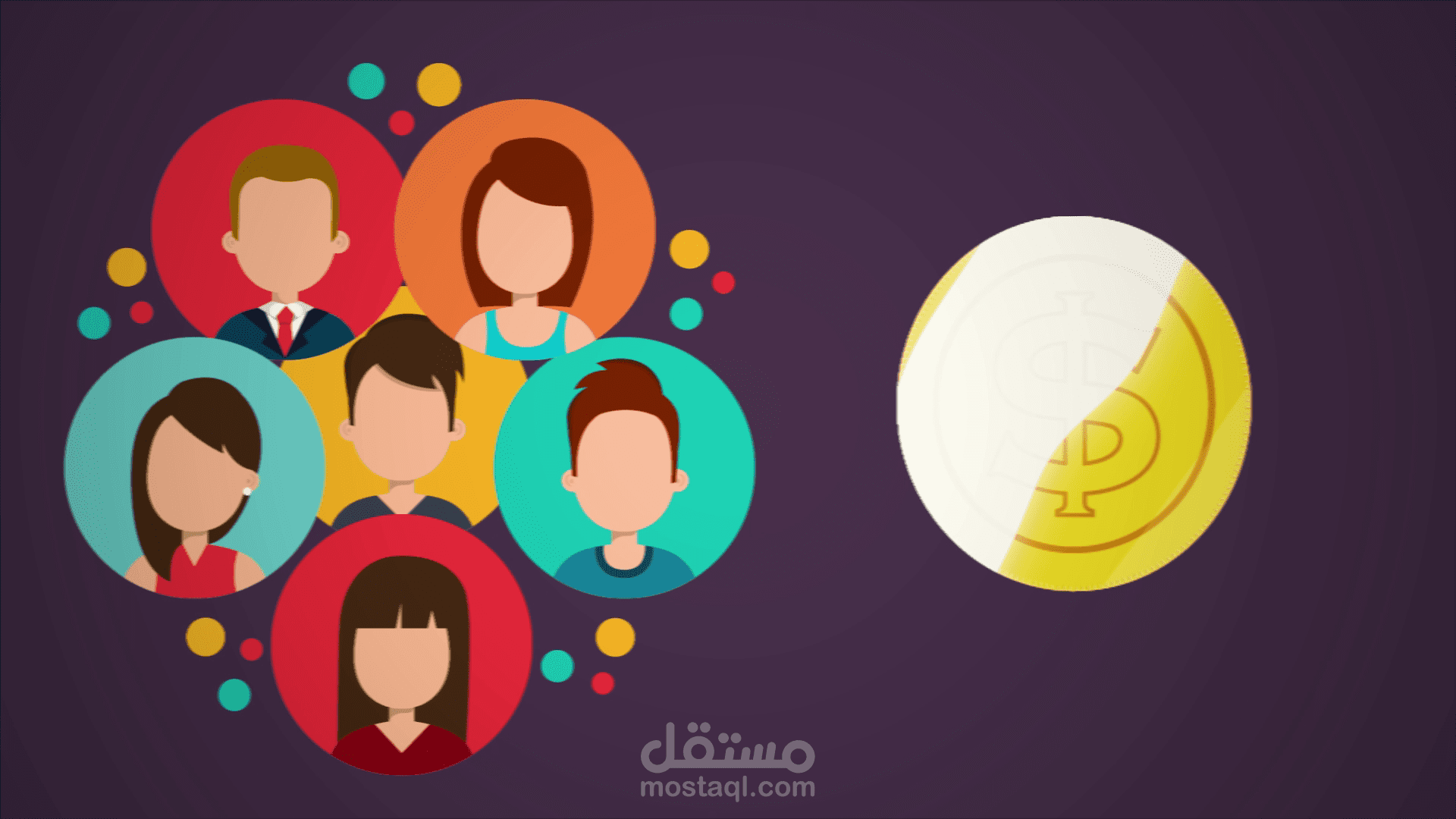 موشن جرافيك دعائي لخدمة تصاميم فيديوهات