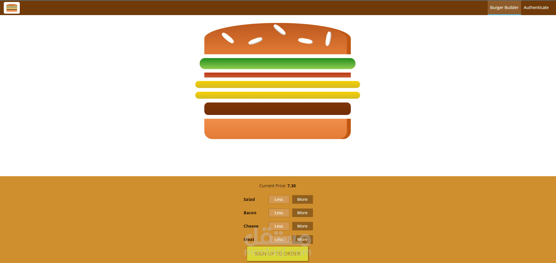 Burger Builder (website)