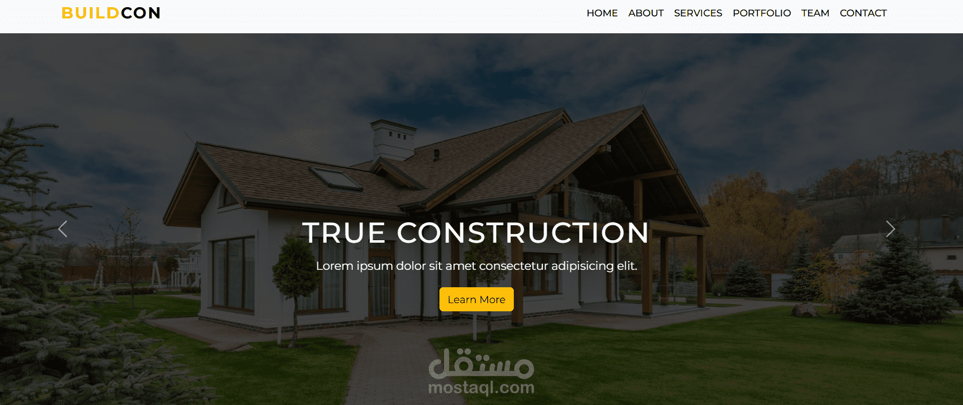 تصميم موقع باستخدام Bootstrap