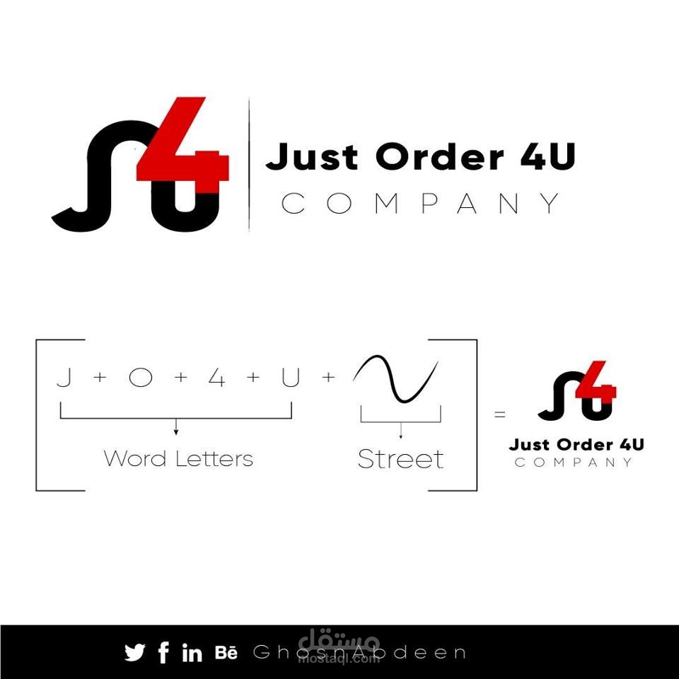 تصميم شعار لشركة Just Order 4 You