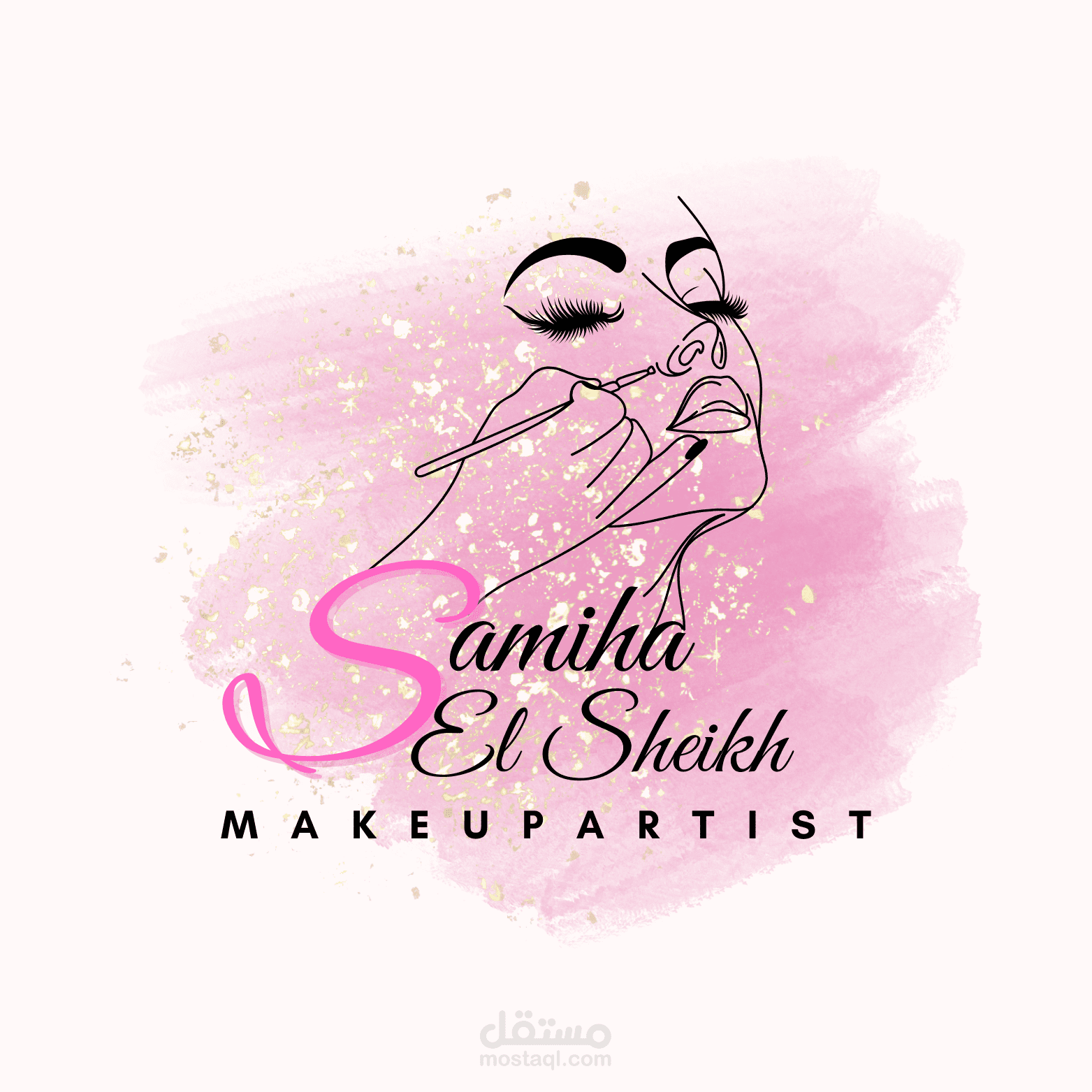 تصميم لوجو بسيط - ميكب ارتست