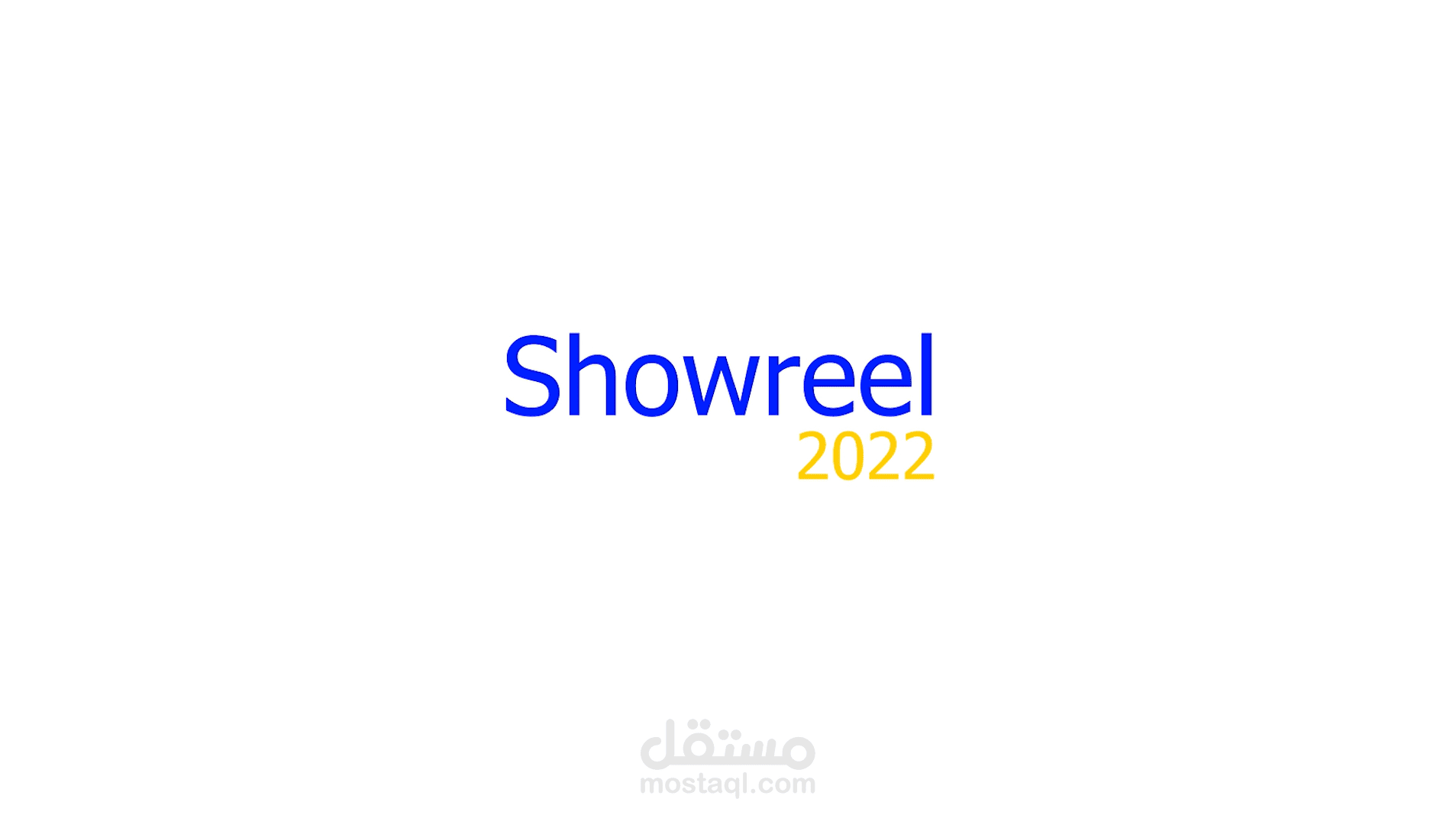 Showreel 2022 Vo1