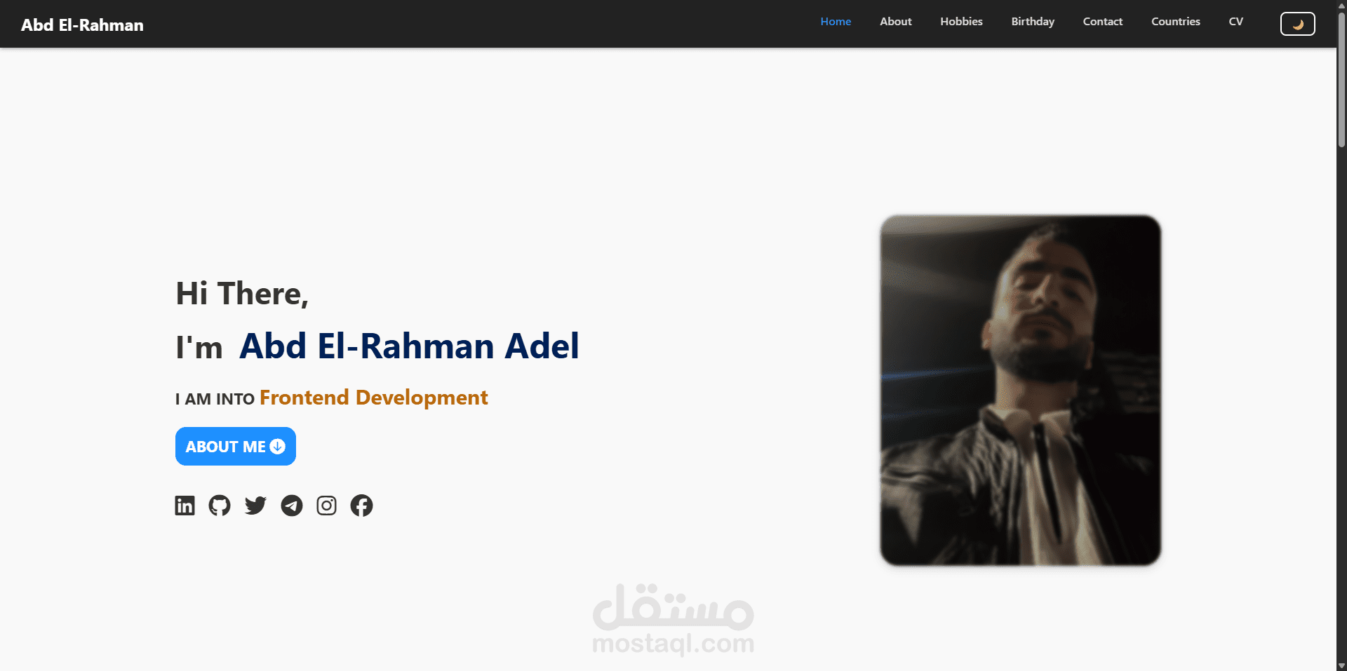 Developer Portfolio – Personal Branding Website