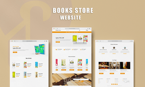 موقع الكتروني متجر الكتب