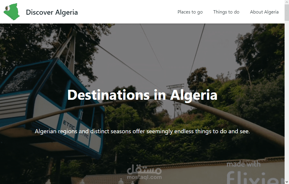 Discover Algeria Website