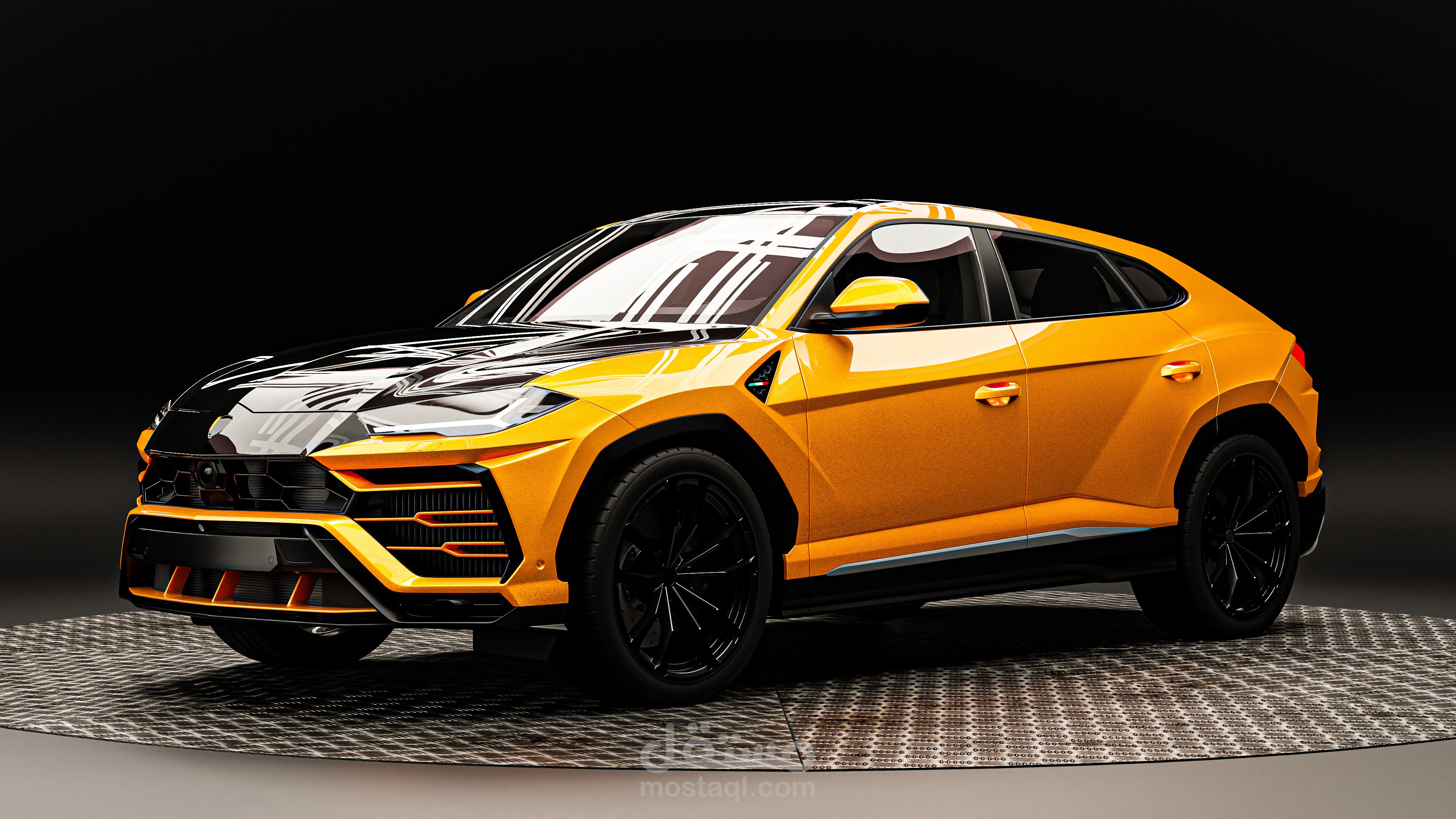 تصميم اعلان احترافي لسيارة لمبورجيني