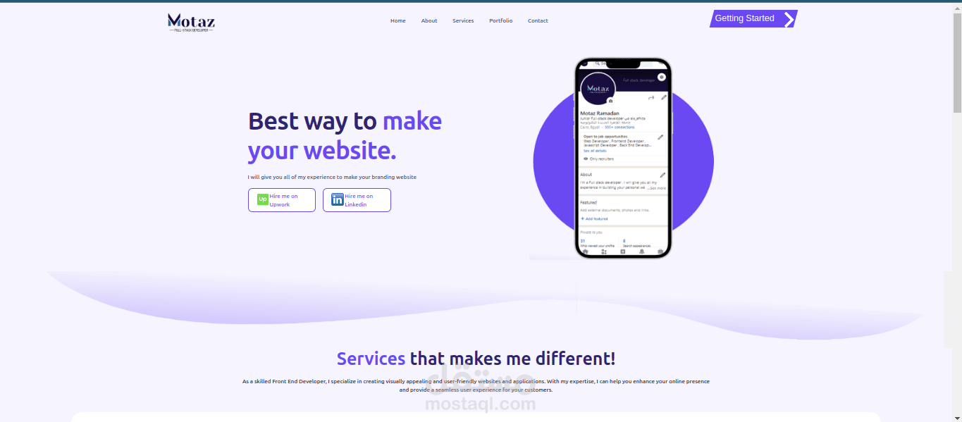 portfolio project