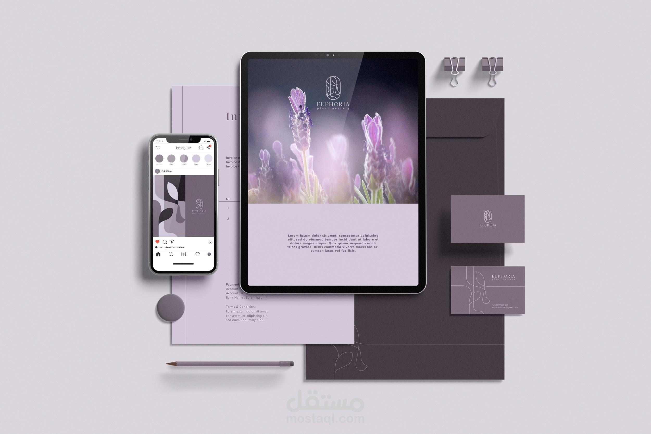 brand identity for EUPHORIA