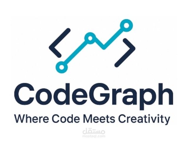تصميم شعار لعلامة CodeGraph