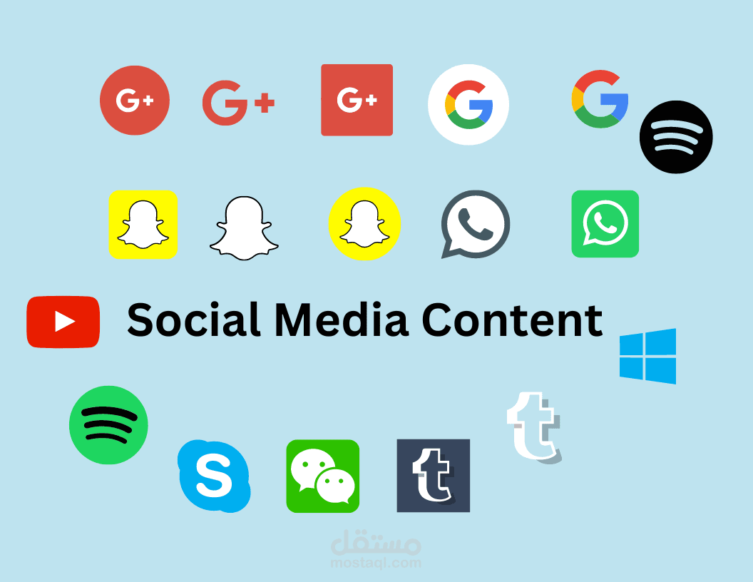 كتابة منشورات مواقع تواصل اجتماعي