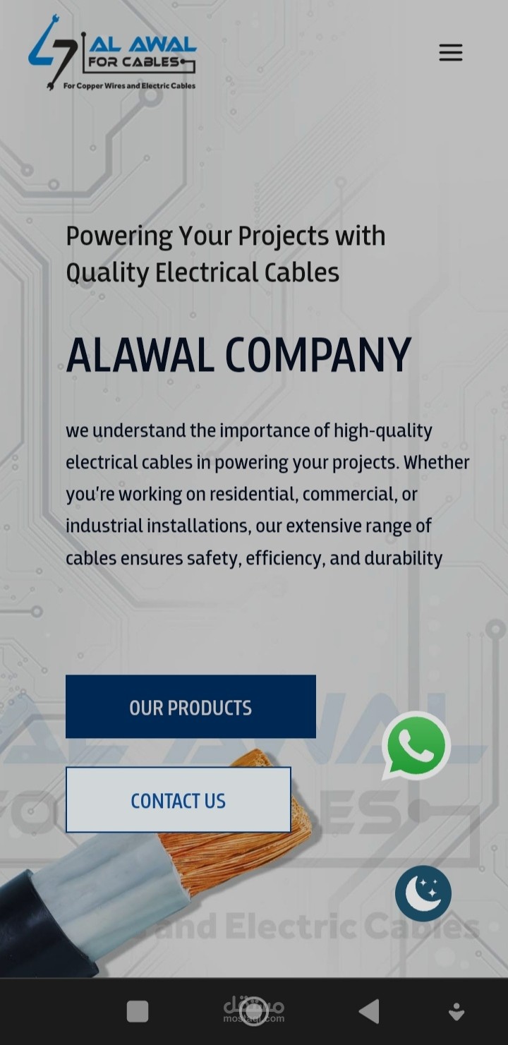 Website:  Alawal for cables