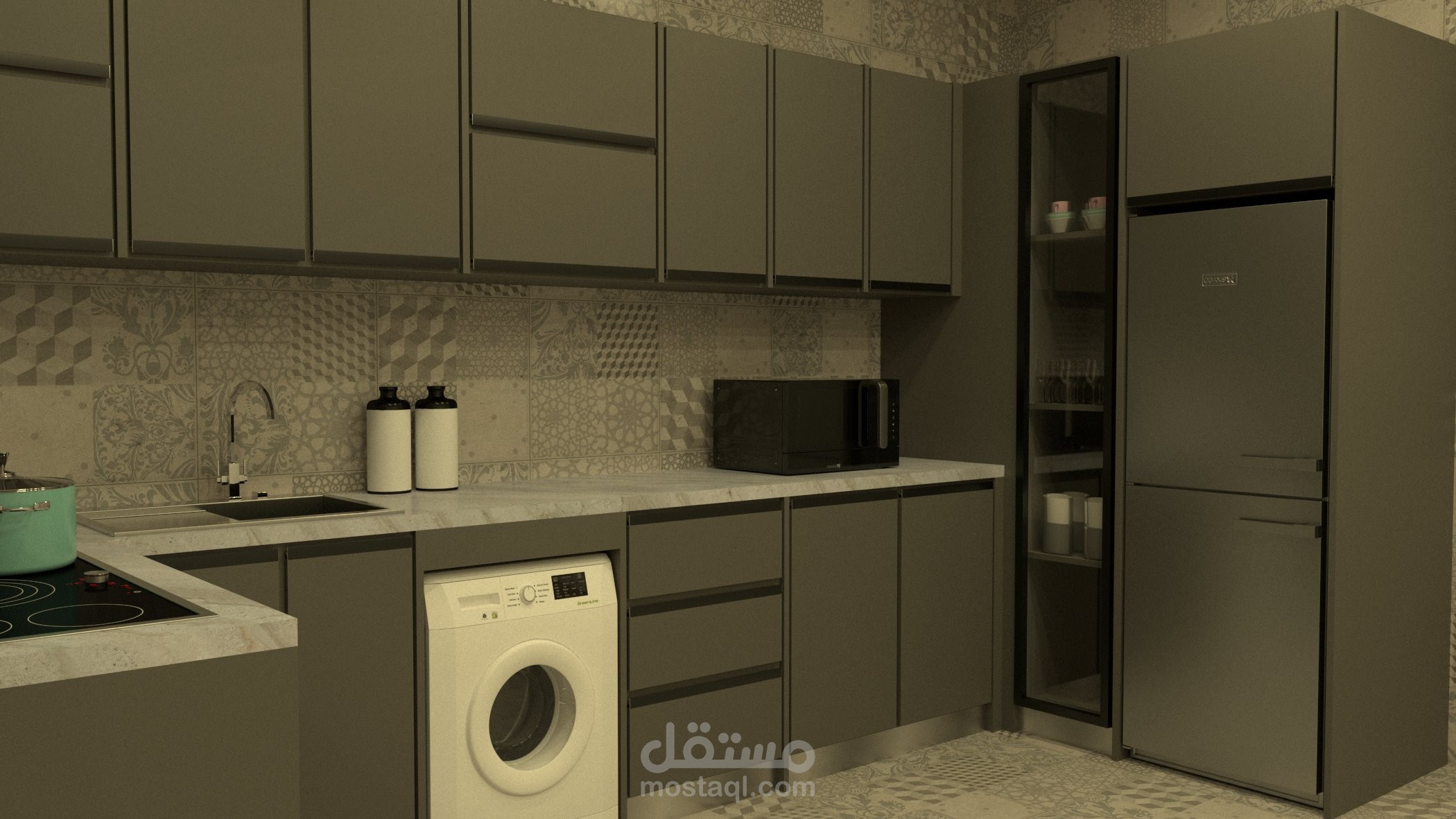 تصميم مطابخ خشبيه - مصر
