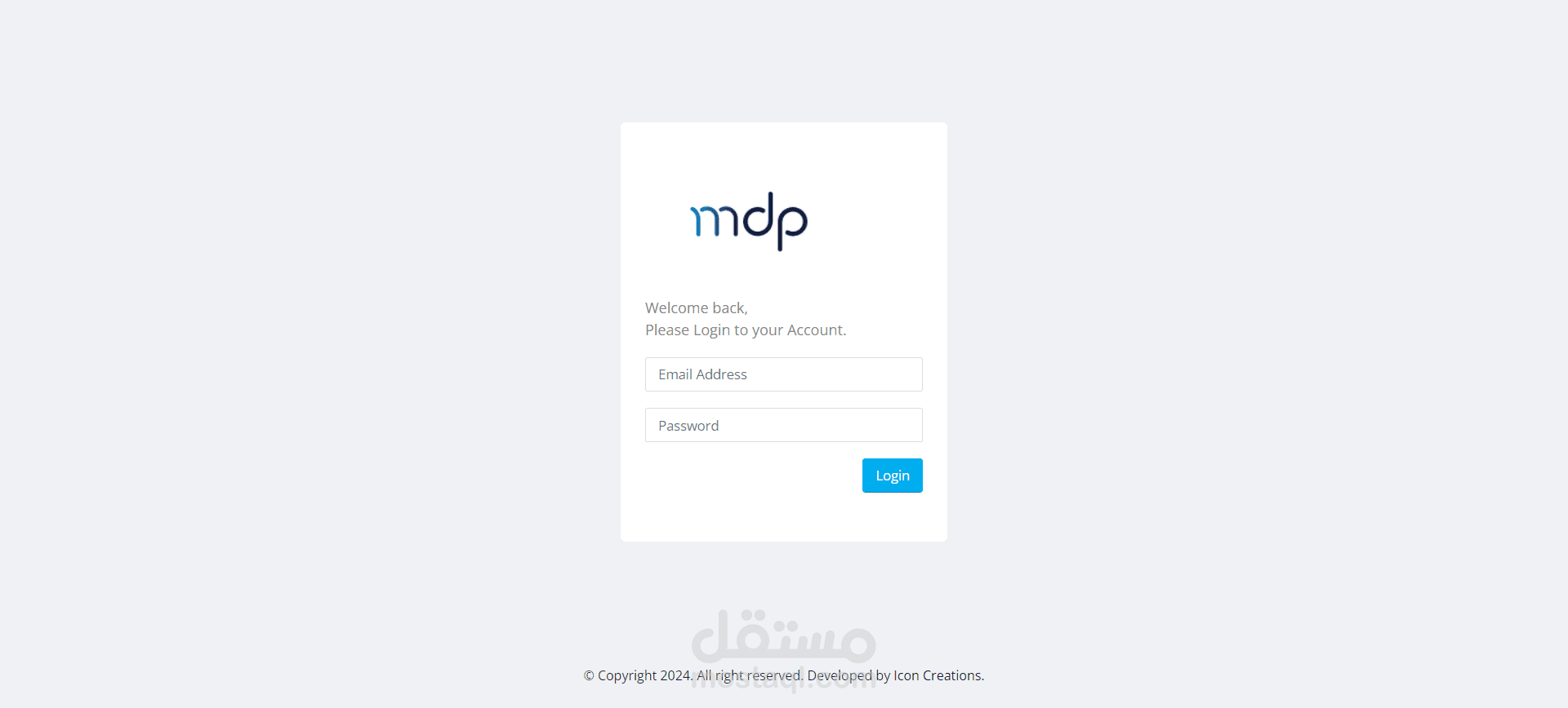 Dashboard for MDB website