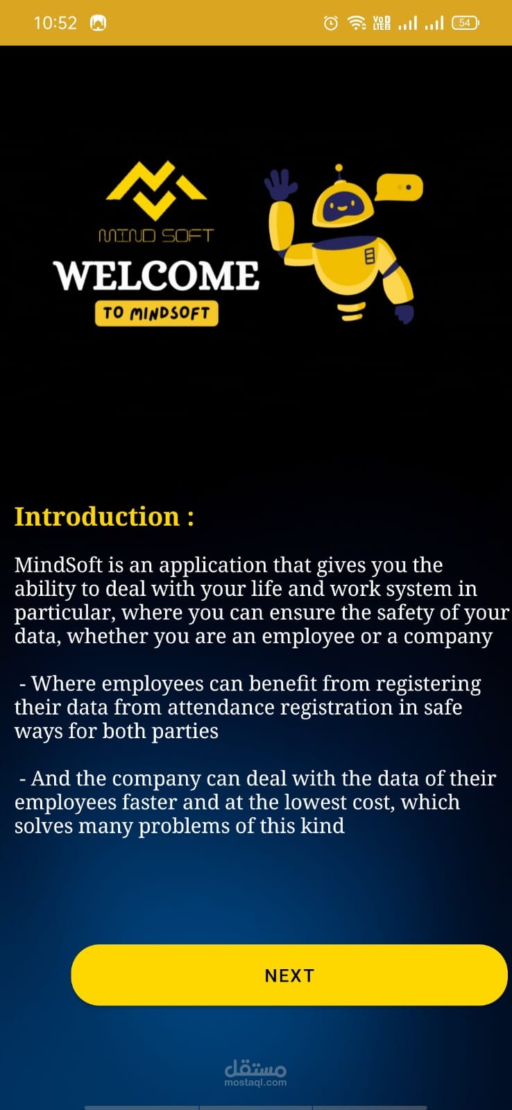 mobile application