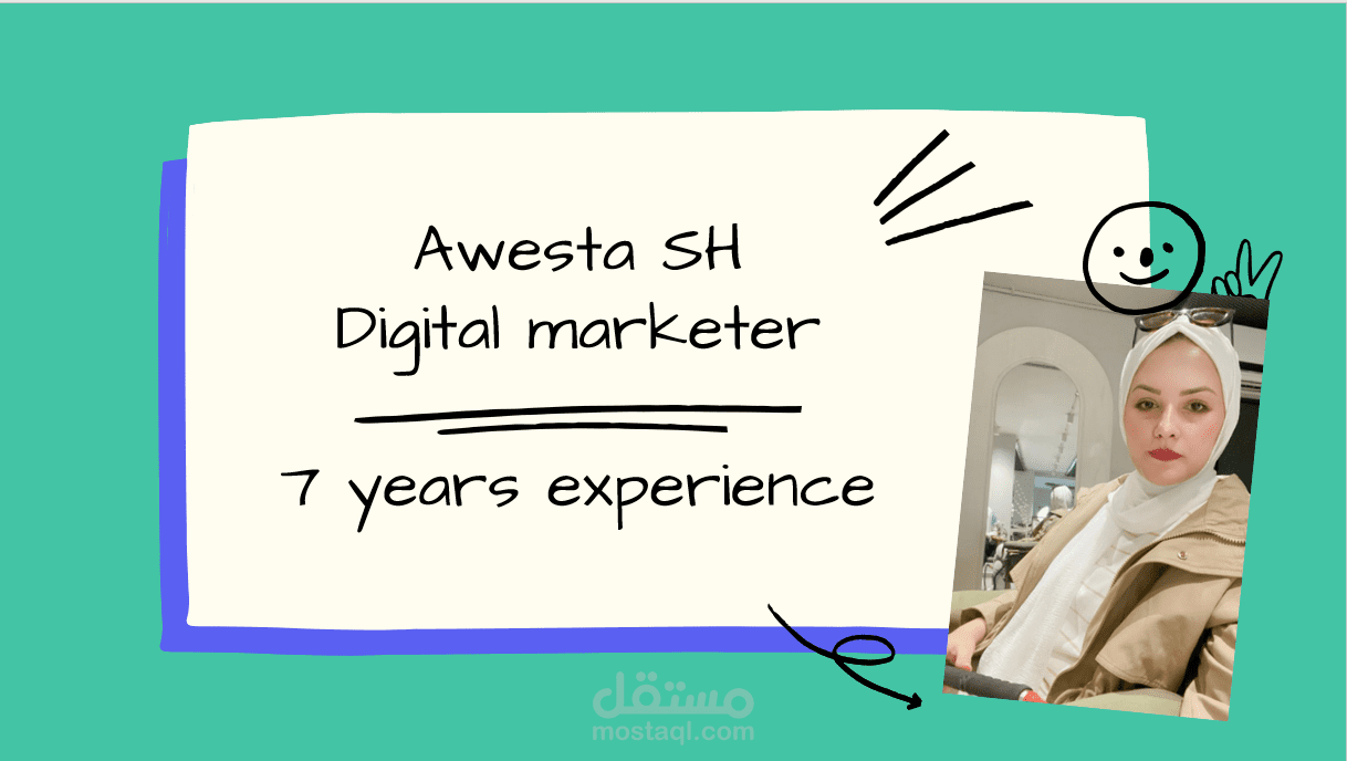 عرض تقديمي لأهم مهاراتي في منصات العمل الحر / Powerpoint presentation shows my most important skills in platforms