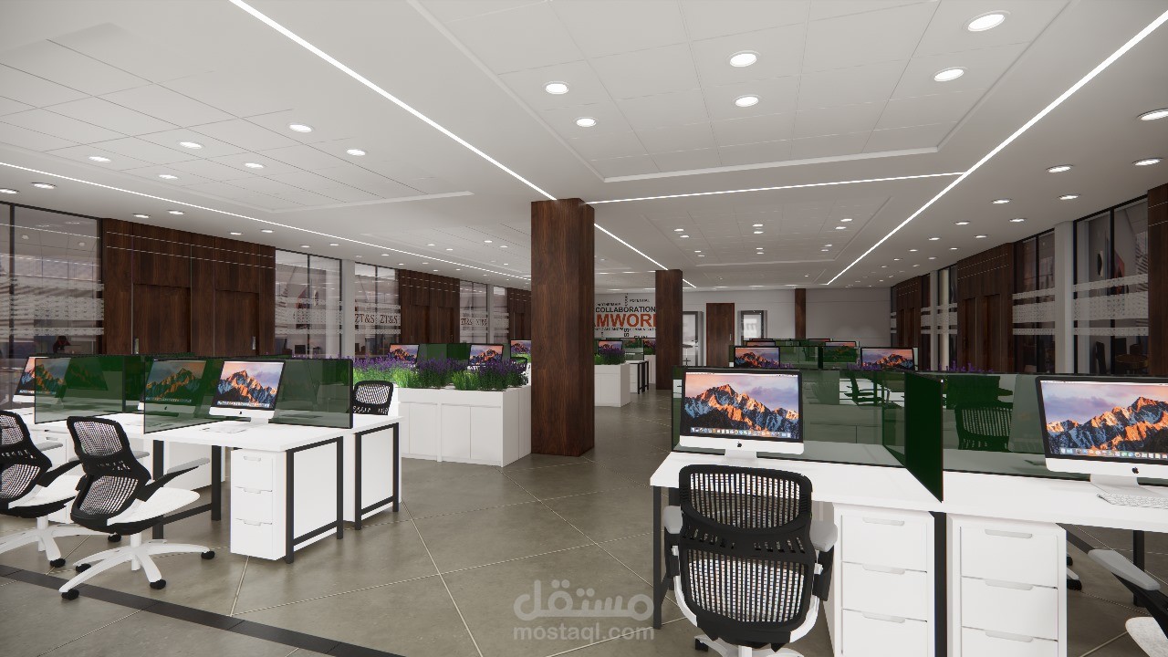 تصميم داخلي - مبني تجاري