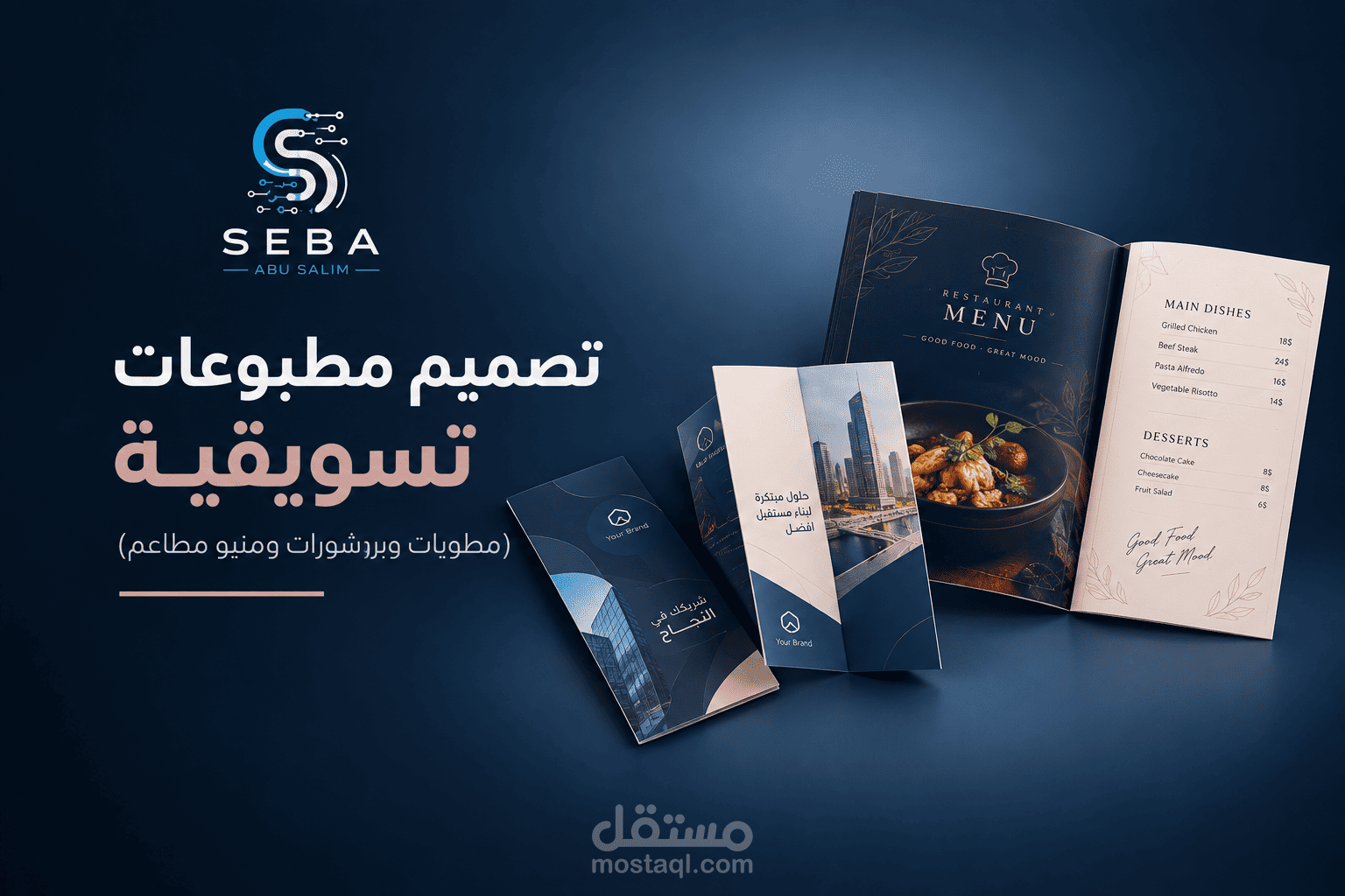 تصميم مطبوعات تسويقية