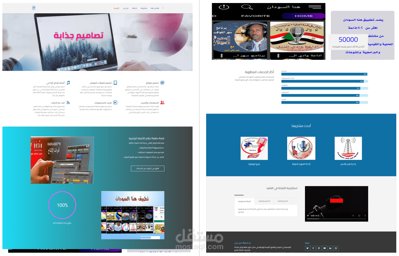 تصميم موقع شركة ديجتال برو للخدمات التجارية