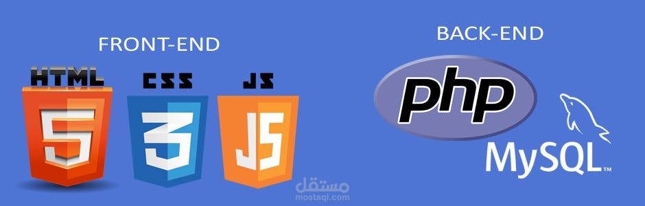 مطور ويب: HTML, CSS, JavaScript, PHP.